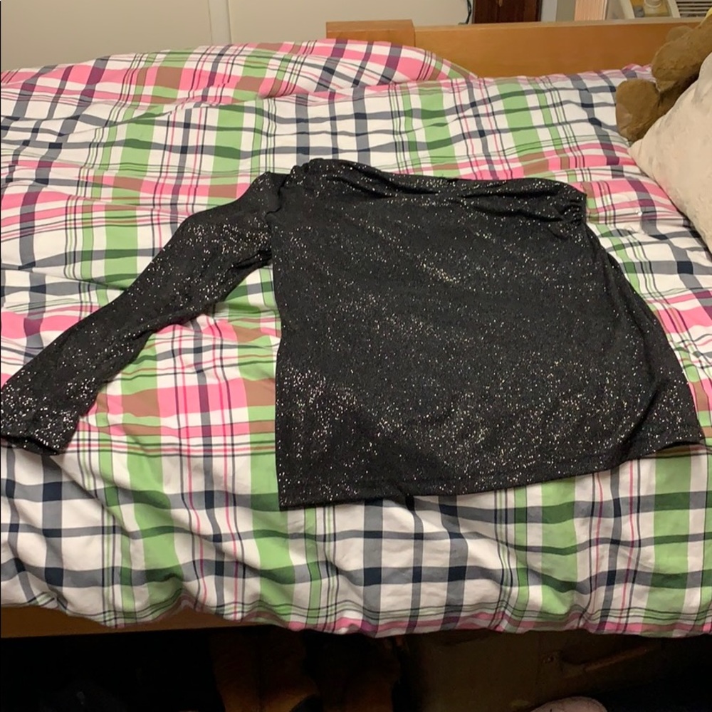 One sleeve sparkle shirt (: make an offer clean!